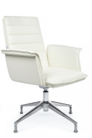 Кресло RV DESIGN Rubens-ST (C1819-2) кожа белая